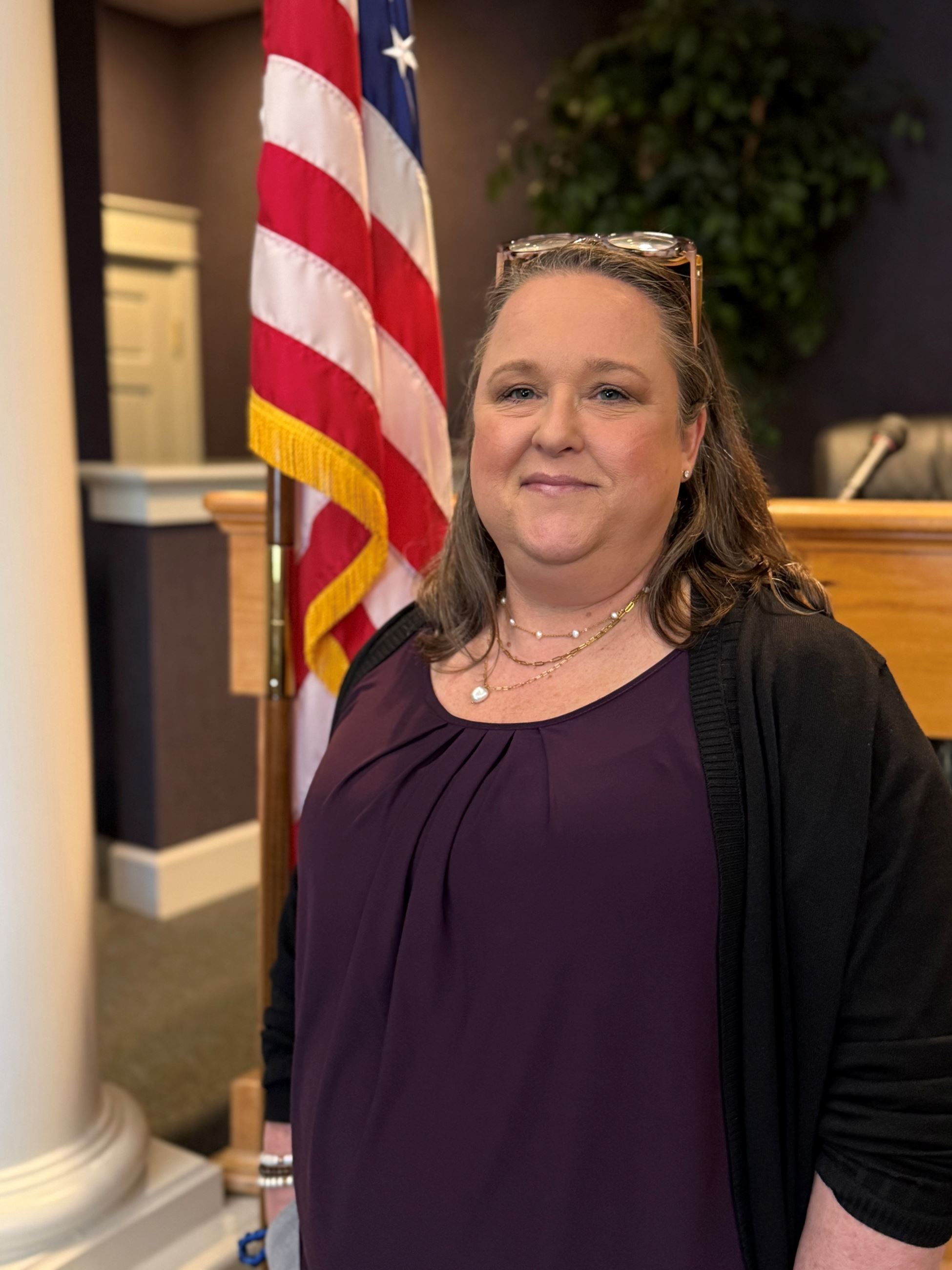 Portrait of Albertville City Clerk, Dawn Smith